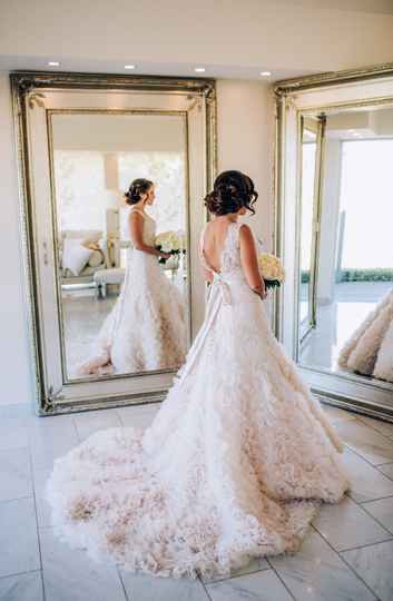 Elegant Wedding Gown by Allure Bridals at Real Weddings