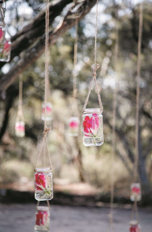 Flower in a Bottle - Courtney and Andrew's Wedding at Boyd Baker House