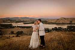 bonnie doon wedding country rustic style sunset