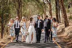 Country Rustic Wedding Australiana Bushland Road colourful