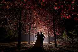 Immerse Yarra Valley Wedding autumn Wonderland country rustic romantic back flashed night shot