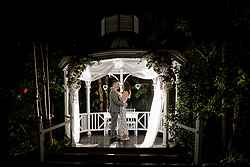 lyrebird falls luxe relaxed wedding forrest night shot rotunda back flash