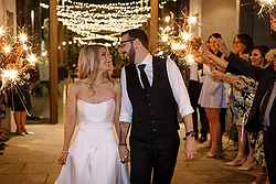 Stones Yarra Valley Luxe Romantic Wedding Sparkler Exit