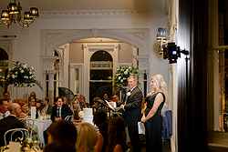 Traditional Luxe Wedding Quat Quatta speeches father of the bride and maid of honour