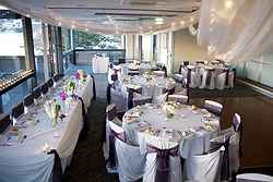 Indoor Wedding Reception at Club Rose Bay