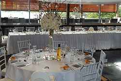 Club Rose Bay Wedding Table Setup