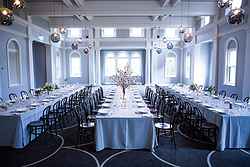 Indoor Wedding Reception Melbourne - The Refectory at Real Weddings