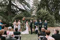 Garden Wedding Ceremony Venue - The Refectory at Real Weddings