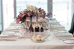 Wedding Guest Table Setup at Royal Brighton Yacht Club