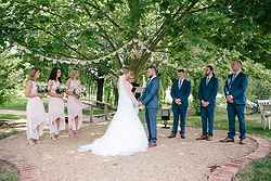 Elegant Wedding Ceremony Venue - Stevens Estate Garden at Real Weddings