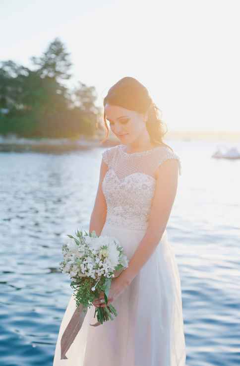 Wedding Dress Designed by Cupid's Bridal at Real Weddings