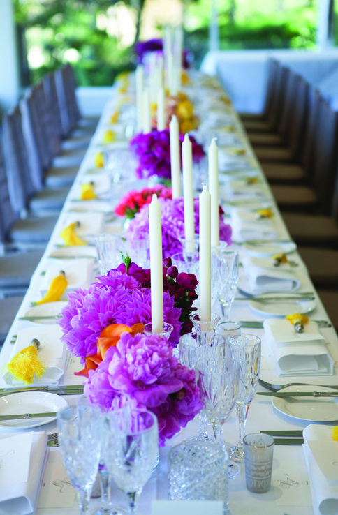 Table Setup - Victoria and Timothy's Wedding at Jonah’s