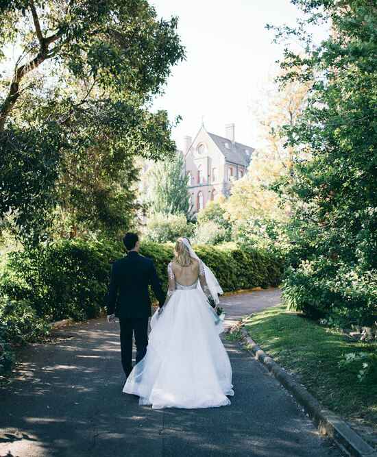 Brigitte and Angus at Abbotsford Convent