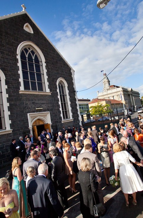 Emma and Steve at Fitzroy Town Hall