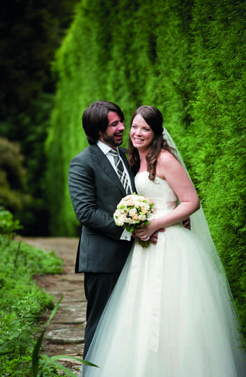 Sally and Damon at Milton Park Country House