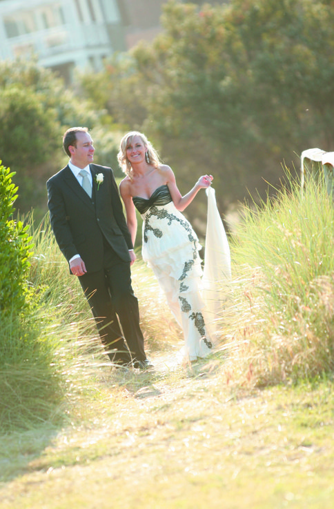 Hayley and Travis at the Portsea Hotel