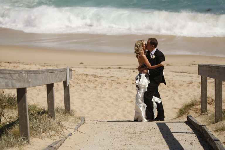 Hayley and Travis at the Portsea Hotel