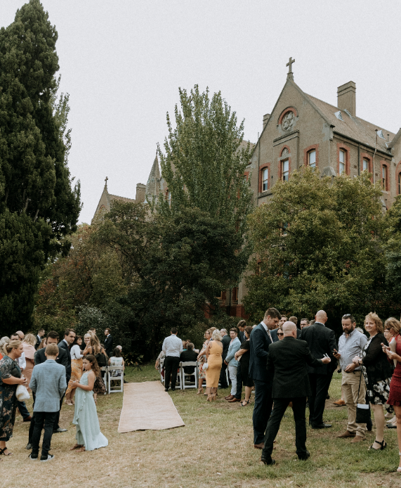 Caitlyn and Jono at Abbotsford Convent