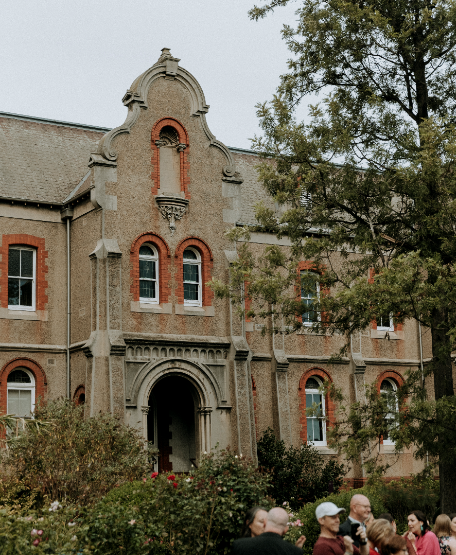 Caitlyn and Jono at Abbotsford Convent