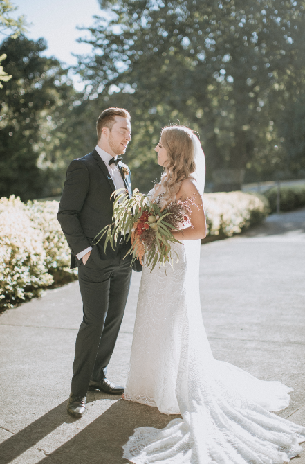 Caitlyn and Jono at Abbotsford Convent