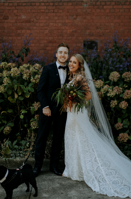 Caitlyn and Jono at Abbotsford Convent