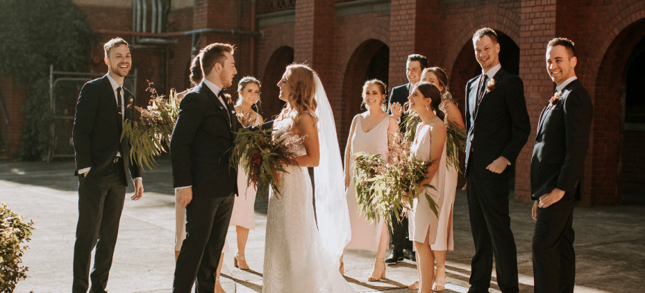 Caitlyn and Jono at Abbotsford Convent