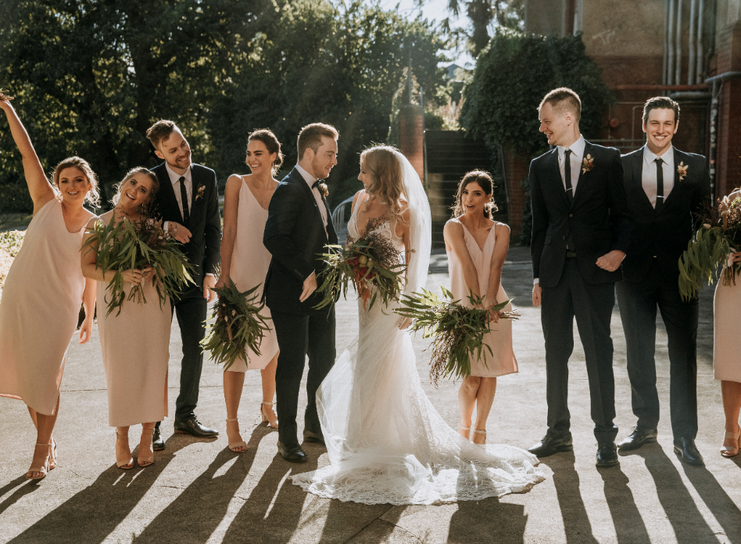 Caitlyn and Jono at Abbotsford Convent