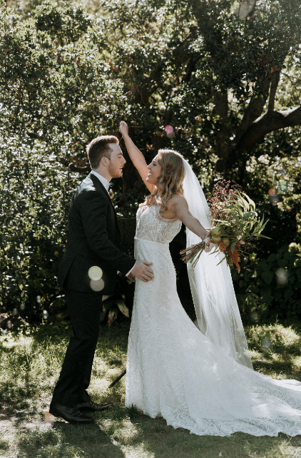 Caitlyn and Jono at Abbotsford Convent