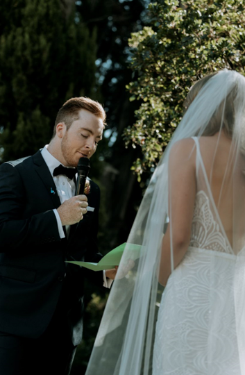 Caitlyn and Jono at Abbotsford Convent