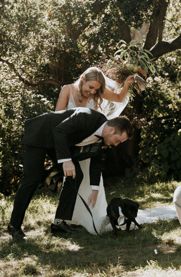 Caitlyn and Jono at Abbotsford Convent