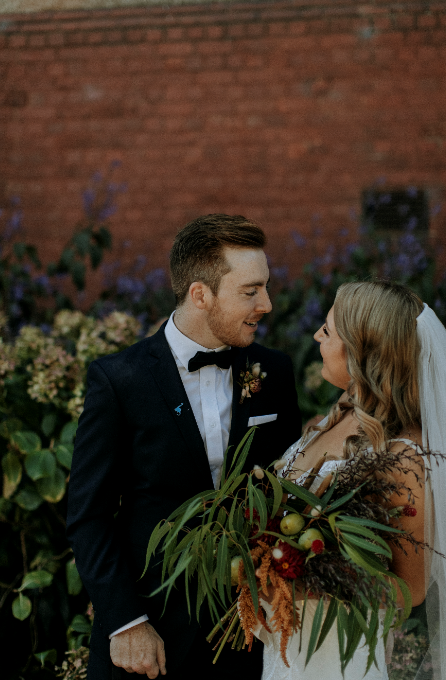 Caitlyn and Jono at Abbotsford Convent