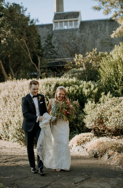 Caitlyn and Jono at Abbotsford Convent