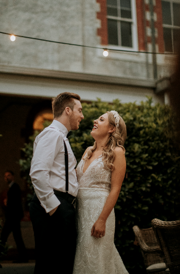 Caitlyn and Jono at Abbotsford Convent