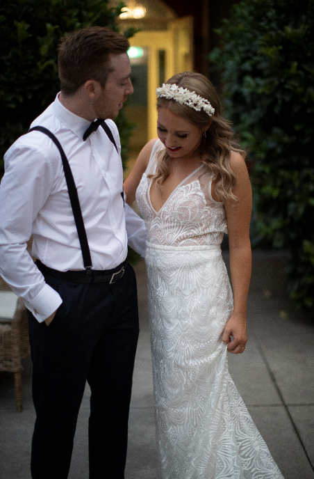 Caitlyn and Jono at Abbotsford Convent