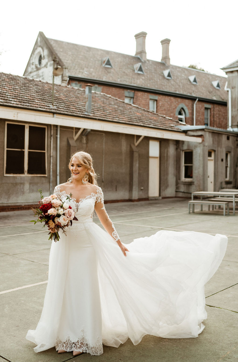 Hayley and  Frank-Daniel at The Abbotsford Convent