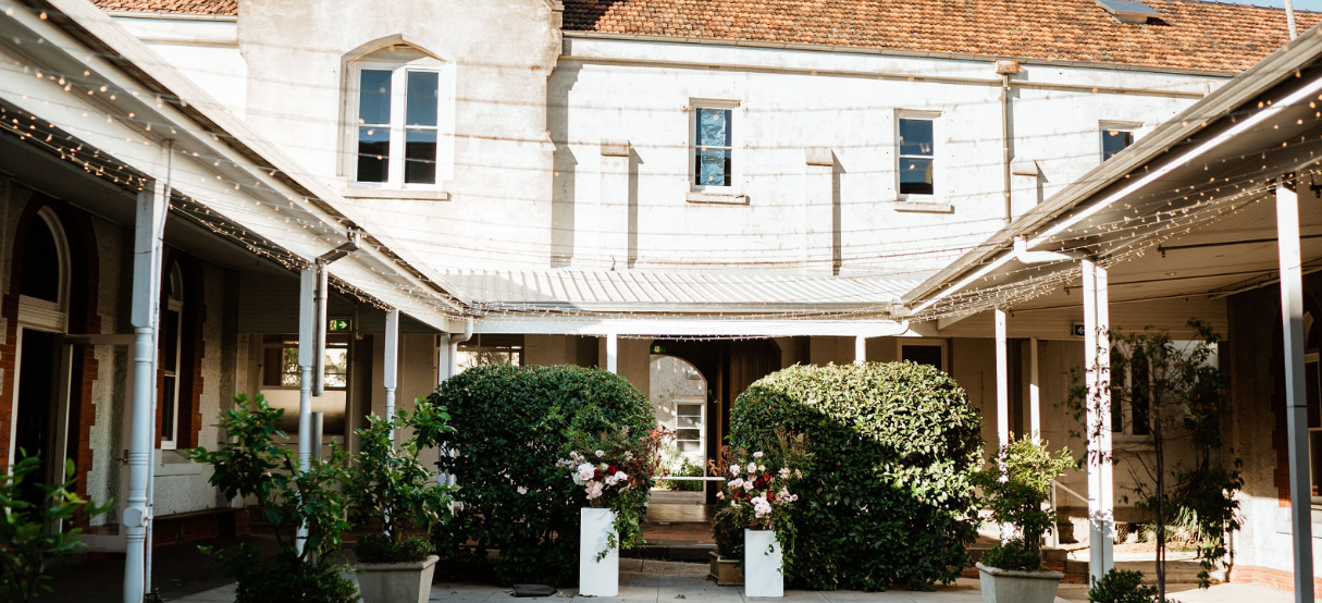 Hayley and  Frank-Daniel at The Abbotsford Convent