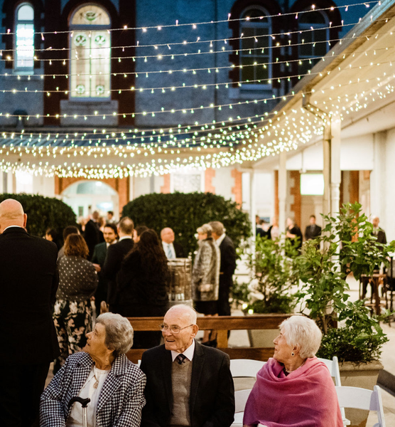 Hayley and  Frank-Daniel at The Abbotsford Convent