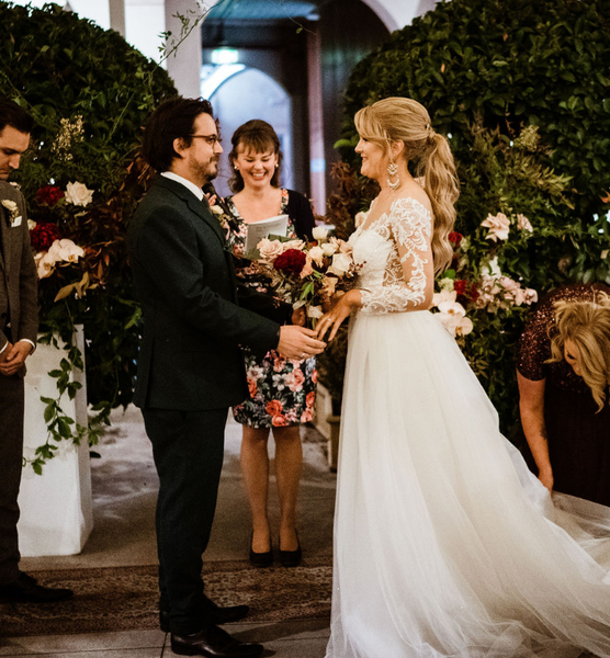 Hayley and  Frank-Daniel at The Abbotsford Convent