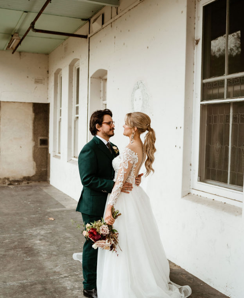 Hayley and  Frank-Daniel at The Abbotsford Convent