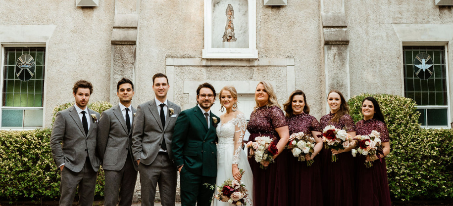 Hayley and  Frank-Daniel at The Abbotsford Convent