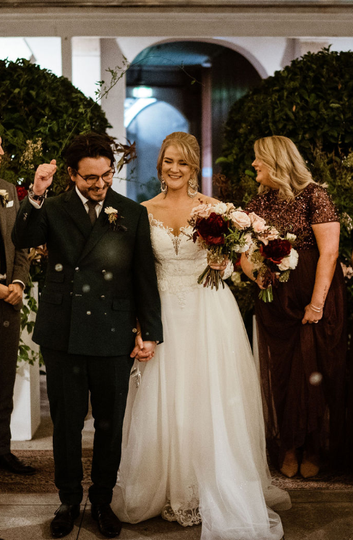 Hayley and  Frank-Daniel at The Abbotsford Convent