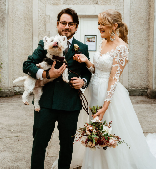 Hayley and  Frank-Daniel at The Abbotsford Convent