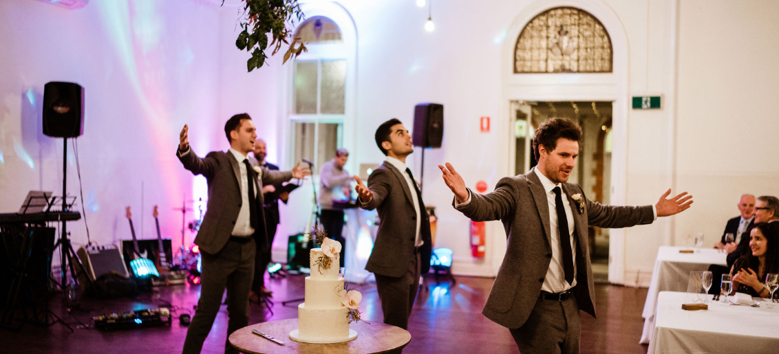 Hayley and  Frank-Daniel at The Abbotsford Convent