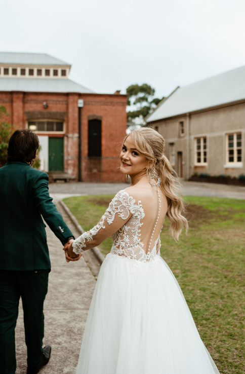 Hayley and  Frank-Daniel at The Abbotsford Convent