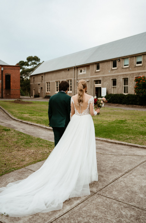 Hayley and  Frank-Daniel at The Abbotsford Convent