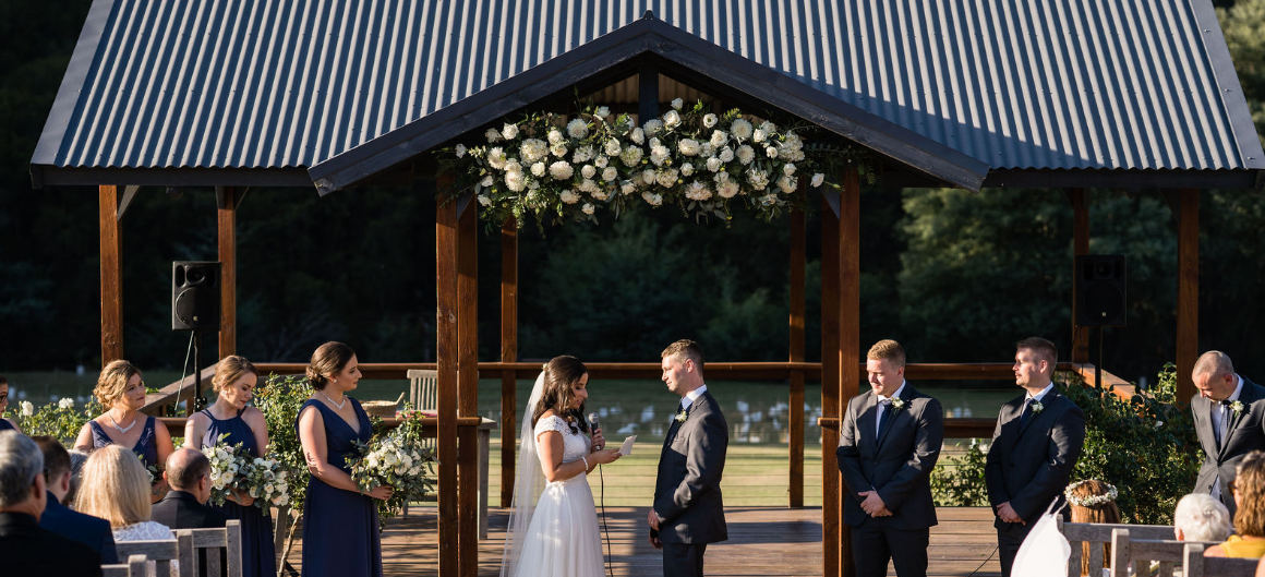 Christine and Ryan at Yering Gorge Cottages