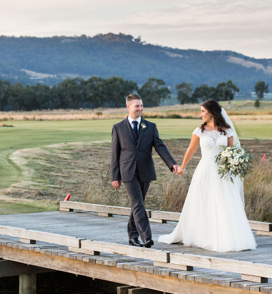 Christine and Ryan at Yering Gorge Cottages