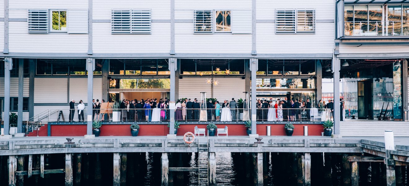 Elizabeth and Andrew at Dedes on the Wharf