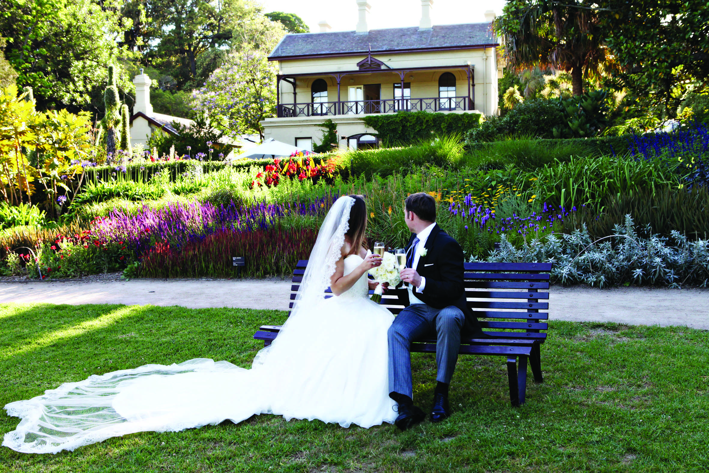 Angela and Ryan at Gardens House, Royal Botanic Gardens