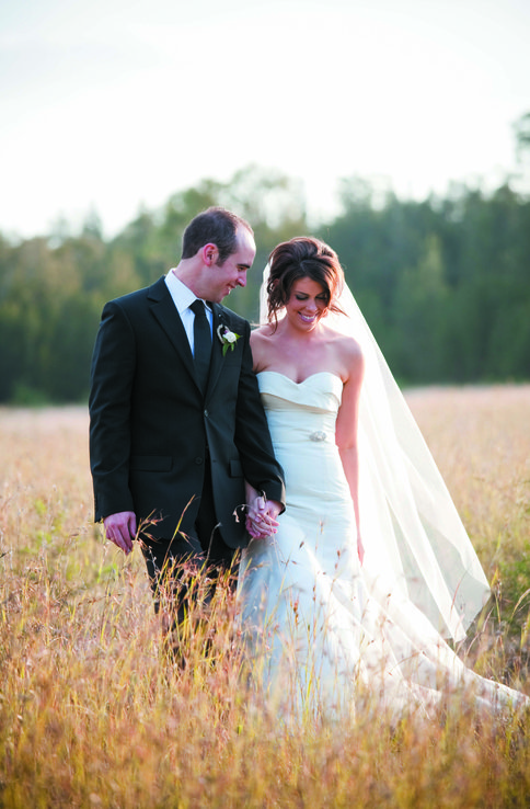 Serena and Andrew at Hungerford Hill Winery